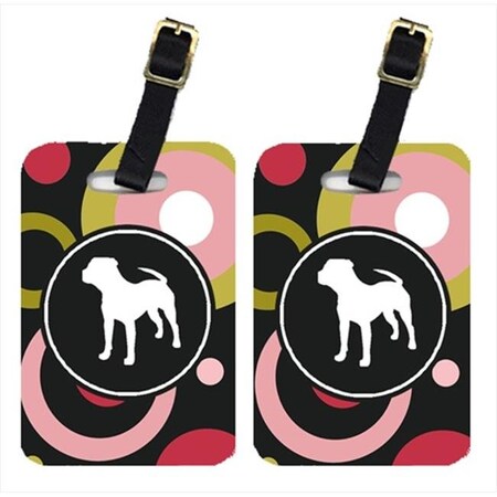 Carolines Treasures Carolines Treasures KJ1153BT Pit Bull Luggage Tags - Pair Of 2 KJ1153BT